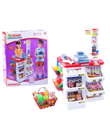 Kasa SUPERMARKET koszyk Sklep ze skanerem ZA2681