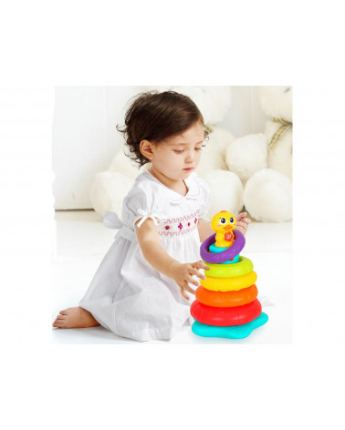 Interaktywna PIRAMIDA Grająca Kaczuszka ZA1484