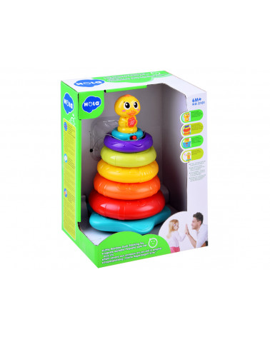Interaktywna PIRAMIDA Grająca Kaczuszka ZA1484
