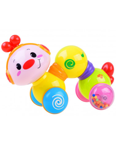 Gąsieniczka Interaktywna jeżdząca kolorowa ZA1188