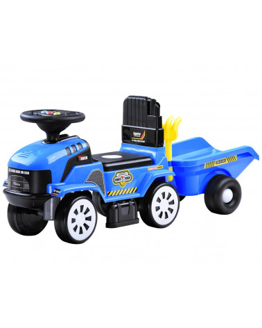 Jeździk TRAKTOR z przyczepą melodie akces ZA3746