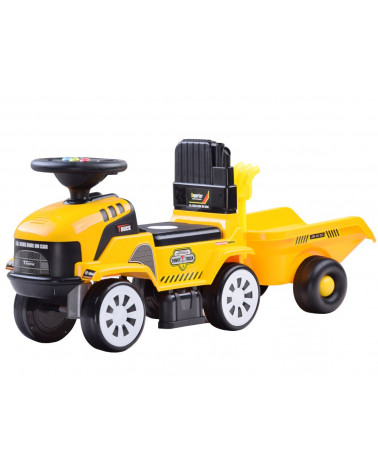 Jeździk TRAKTOR z przyczepą melodie akces ZA3746