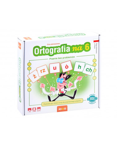 Gra planszowa edukacyjna Ortografia na 6 GR0382