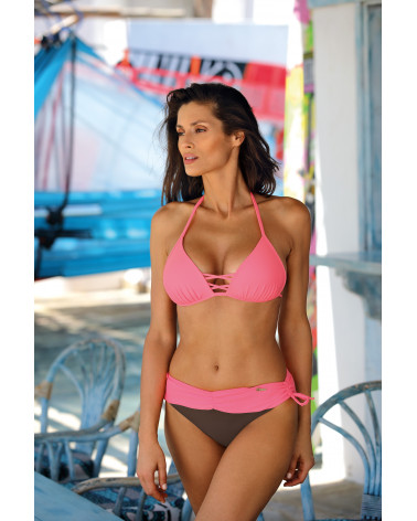 Kostium kąpielowy Athena Dark Taupe-Rosella M-552 (3)