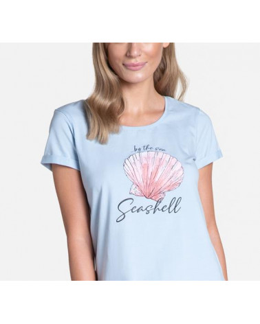 Piżama Tickle 38896-50X Błękitno-Granatowa