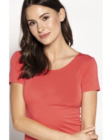 Bluzka Carla Krótki rękaw Papaja