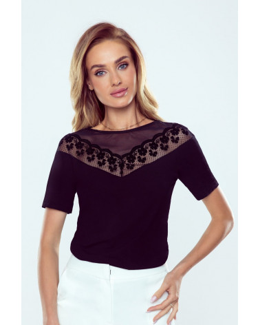 Bluzka Floriana Czarna