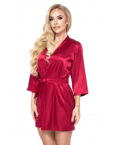 Szlafrok Aria Bordowy