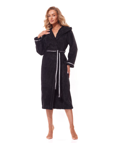 Szlafrok Soft Long 2322 Czarny
