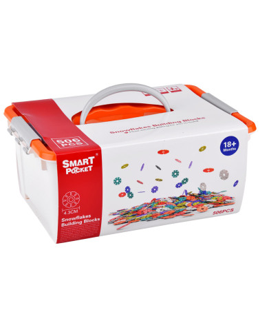 Duży zestaw Klocki 3D konstrukcyjne GWIAZDKI 506 ele ZA4812