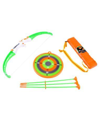 Zestaw dla łucznika ŁUK tarcza strzały SP0643