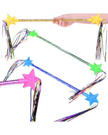 Różdżka pałeczka gimnastyczna ze wstążkami dla gimnastyczki ZA4992