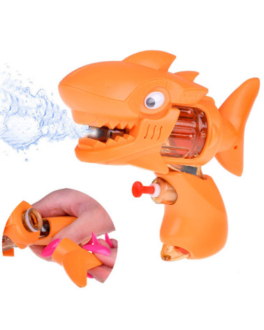 Kieszonkowy pistolet sikawka na wodę Pomarańczowy Rekin ZA4964 PO
