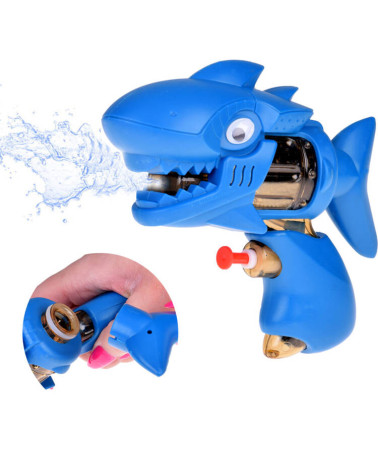 Kieszonkowy pistolet sikawka na wodę dla dzieci Niebieski Rekin ZA4964