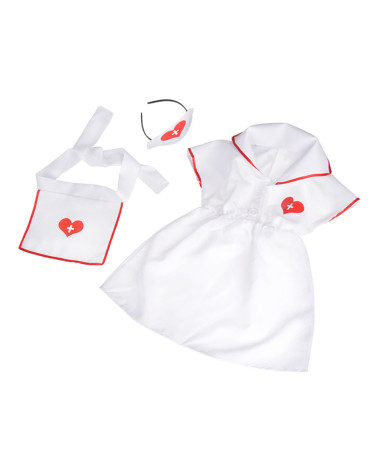 Zestaw dla dziewczynki Kostium Pielęgniarki Pani Doktor lekarz M/L ZA5281