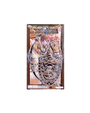 Zestaw Rycerza Łuk Miecz Tarcza Kostium Rycerski ZA5291