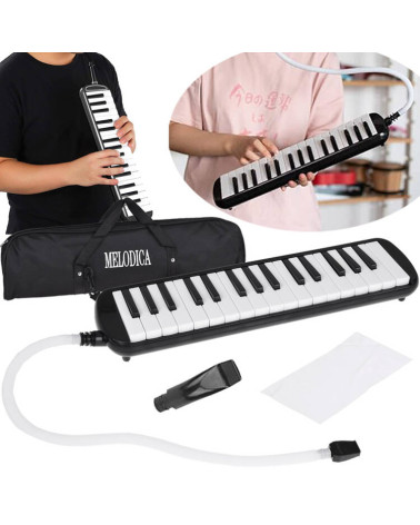 Instrument muzyczny Melodyka Harmonijka klawiszowa etui dwa ustniki IN0175