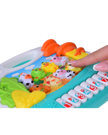 Edukacyjne Pianinko Interaktywne Organki ze Zwierzątkami Farma ZA5331