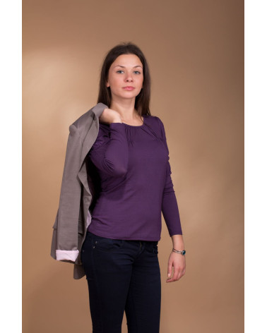 Bluzka Yasmine 3028 jeżyna