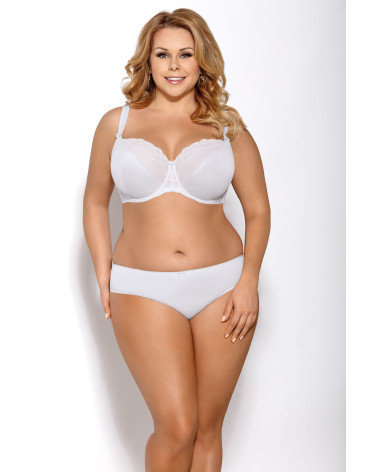 Figi Adele K326 Białe niskie