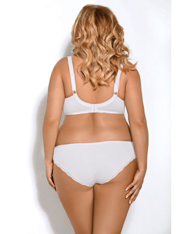 Figi Adele K326 Białe niskie