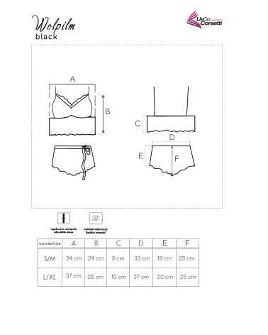 Komplet Wolpilm Black