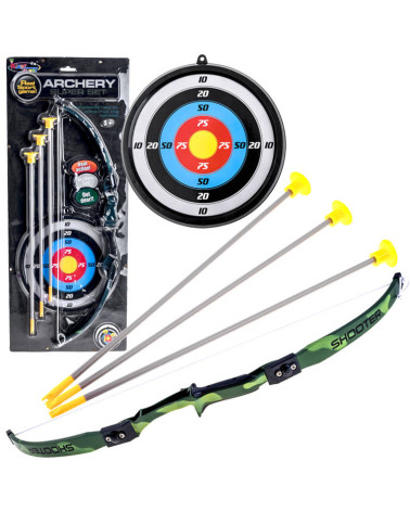 Zestaw łuczniczy łuk tarcza strzały SP0702