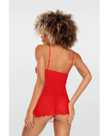 Komplet Stacy Czerwony