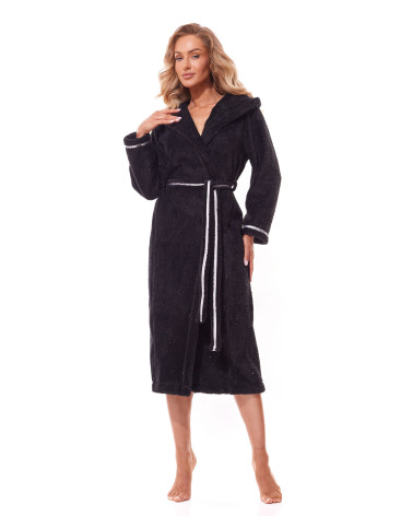Szlafrok Soft Long 2322 Czarny