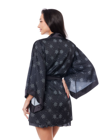 Peniuar Aster Robe Black