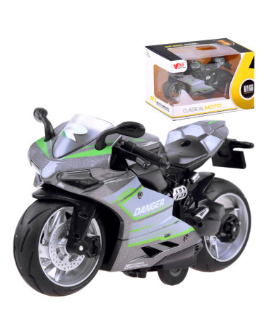 Diecast model Motocykl z naciągiem zabawka ZA3933