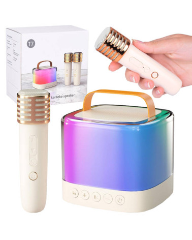 Mikrofony z głośnikiem bezprzewodowy + bluetooth + 2 mikrofony IN0178