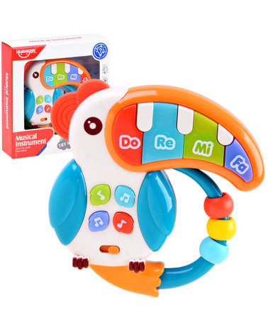 Interaktywny TUKAN Zabawka muzyczna ZA3808