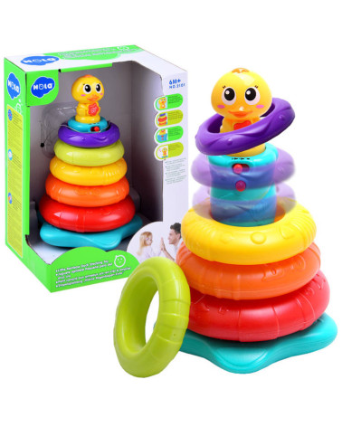 Interaktywna PIRAMIDA Grająca Kaczuszka ZA1484