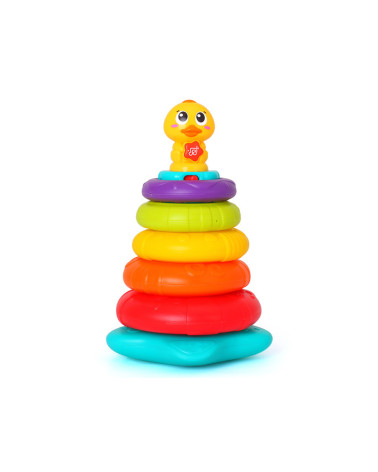 Interaktywna PIRAMIDA Grająca Kaczuszka ZA1484