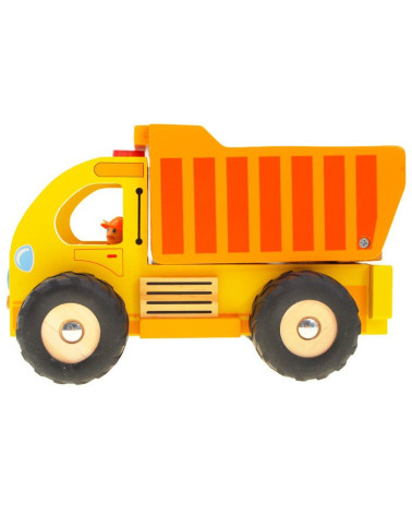 Drewniane auto  WYWROTKA ŚMIECIARKA ZA1810