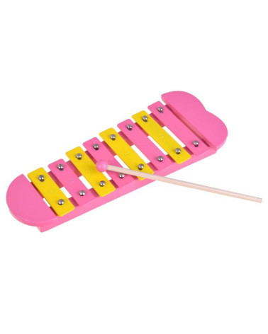 Drewniane instrumenty cymbałki tamburyn IN0085