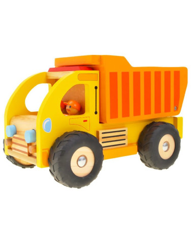 Drewniane auto  WYWROTKA ŚMIECIARKA ZA1810