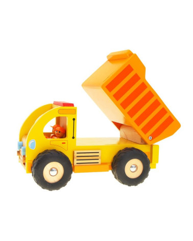 Drewniane auto  WYWROTKA ŚMIECIARKA ZA1810