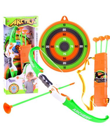 Zestaw dla łucznika ŁUK tarcza strzały SP0643