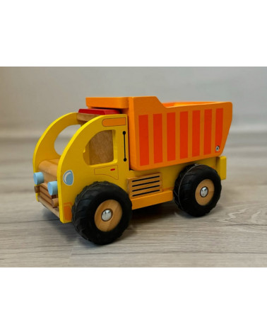 Drewniane auto  WYWROTKA ŚMIECIARKA ZA1810