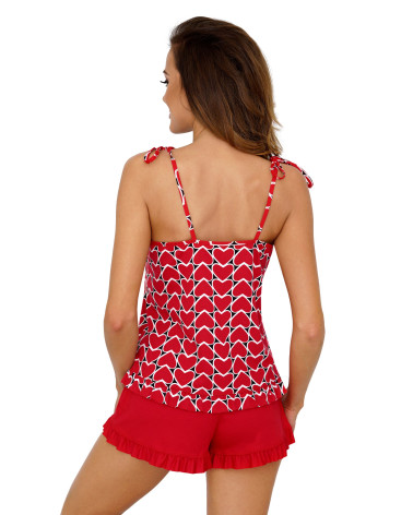 Piżama Love 1/2 Red