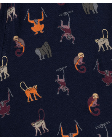 Bokserki 2MH-064 Szaro-Granatowe