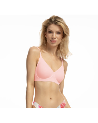 Biustonosz Simple t-shirt Bra Różowy