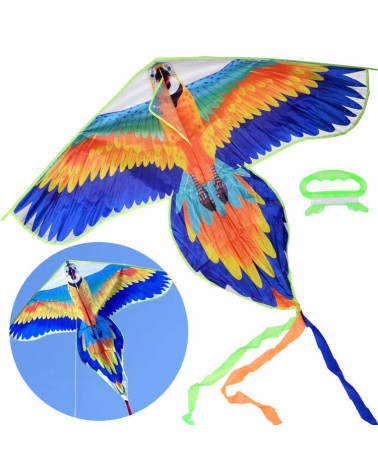 Kolorowy lekki Latawiec Papuga Ara  ptak ZA4414