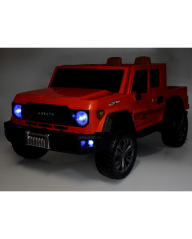 Duże auto  PICKUP na akumulator elektryczne dla dzieci 2os 4x4 paka PA0329