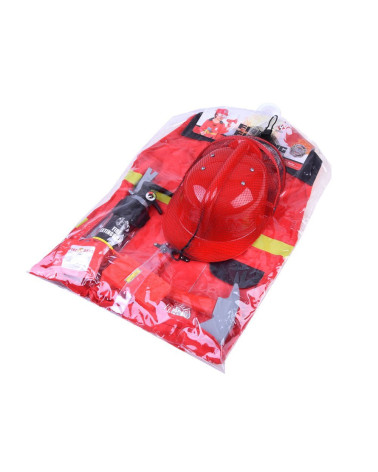 Strój kostium przebranie dla każdego prawdziwego STRAŻAKA kask akc ZA0214