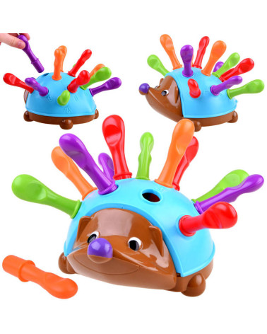 Edukacyjny Jeż z Kolorowymi Kolcami sorter ZA4397