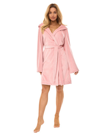 Szlafrok Luna 2509 Pudrowy Róż