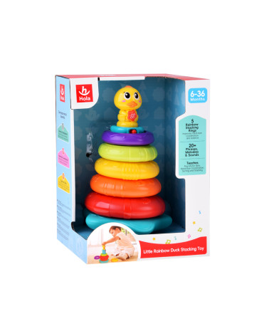 Interaktywna PIRAMIDA Grająca Kaczuszka ZA1484